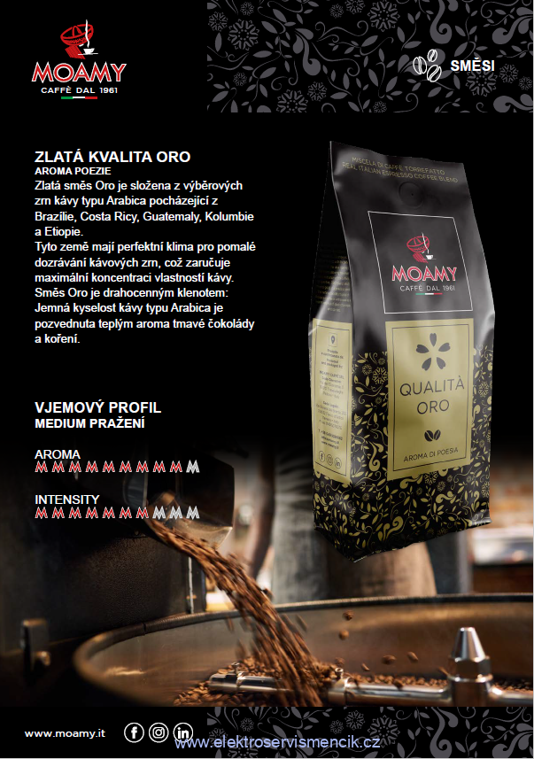 MOAMY QUALITÁ ORO 80% Arabica 20% Robusta