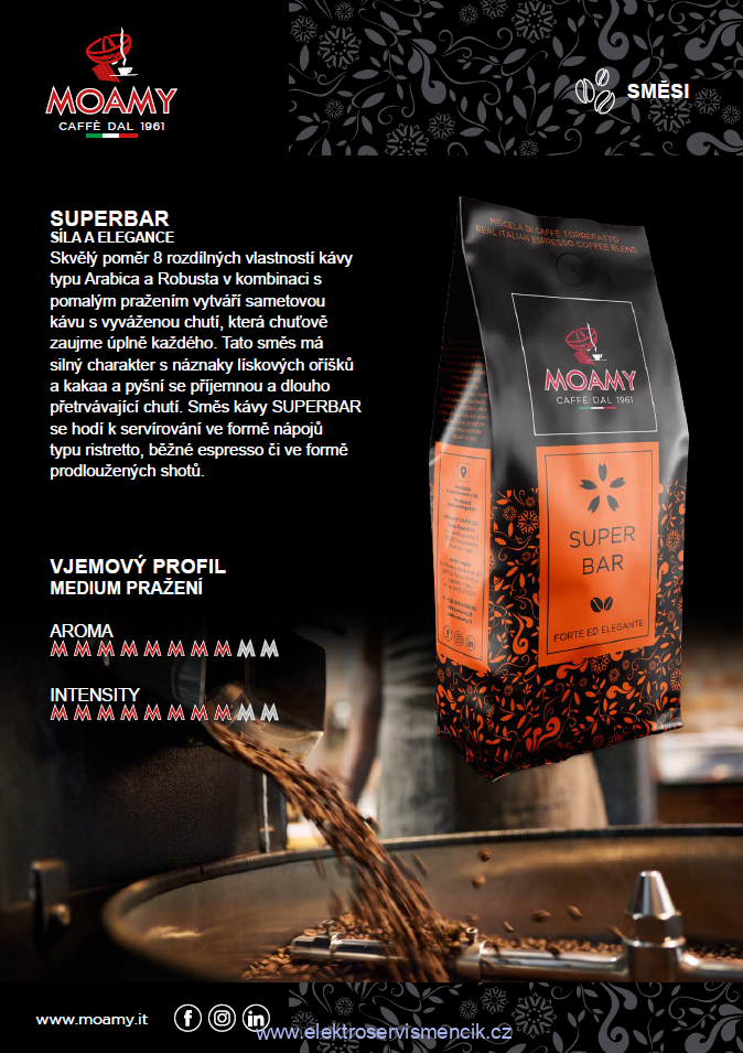 MOAMY SUPERBAR 60% Arabica 40% Robusta
